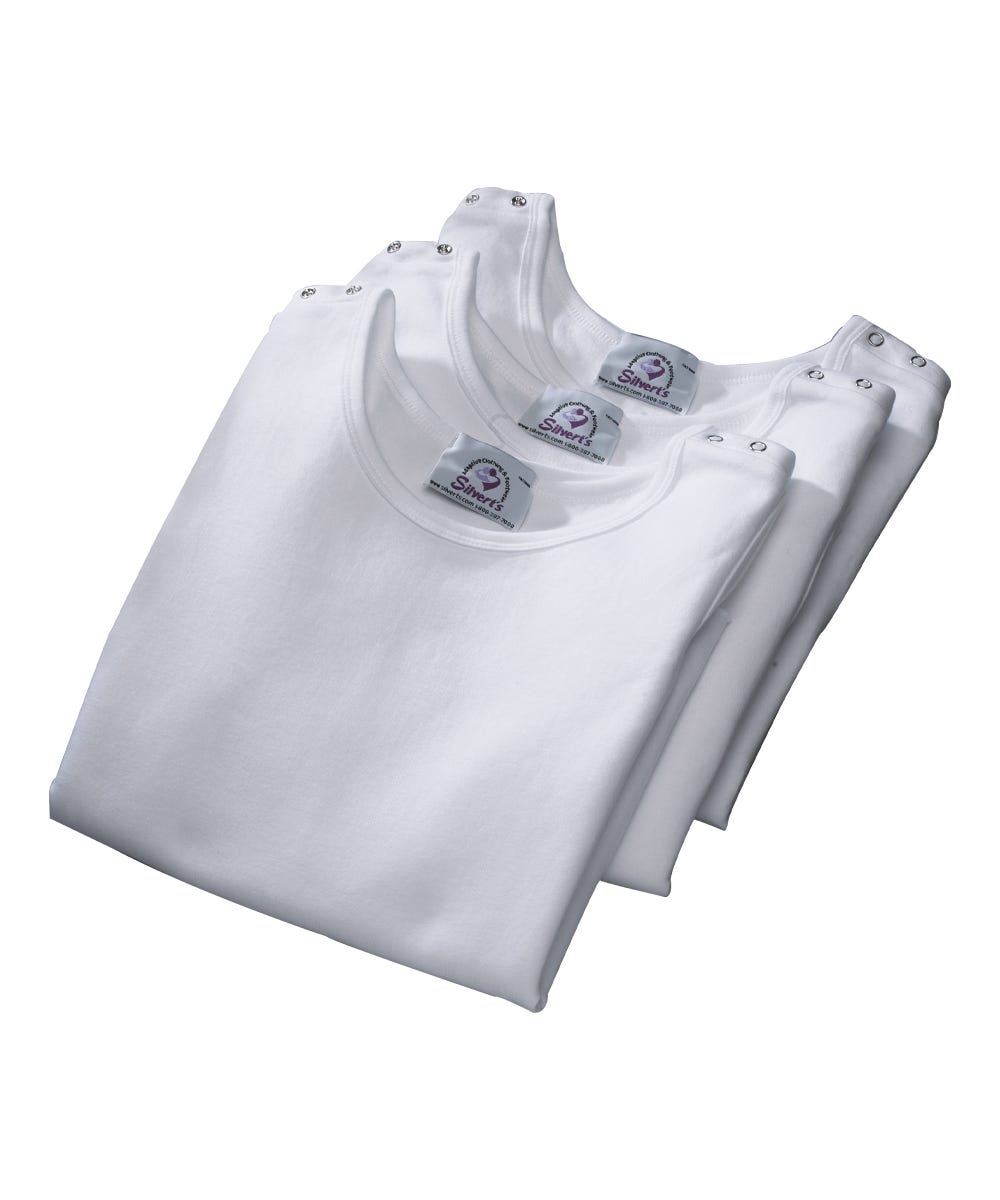 3 Pack - Women's Adaptive Cotton Sleeveless Undershirt - Clearance