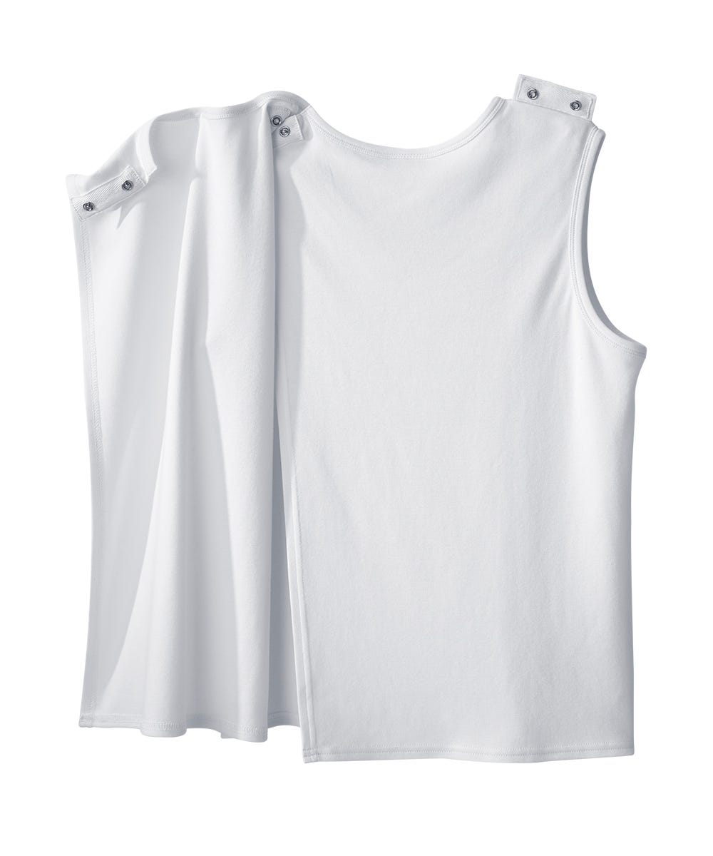 3 Pack - Men's Adaptive Sleeveless Undershirt - Clearance