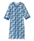 Women's Open Back V-Neck Lace Trim Nightgown