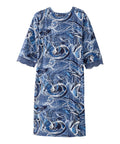 Women's Open Back V-Neck Lace Trim Nightgown