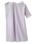 Women's Open Back Nightgown with Quarter-Zip