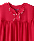 Women's Open Back Waffle Knit Nightgown