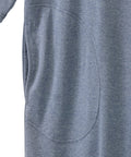 Men's Open Back Henley Nightgown
