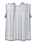 Men's Open Back Henley Nightgown