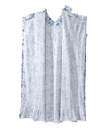 Women's Open Back Ruffle Hospital & Home Care Gown