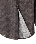 Men's Self Dressing Magnetic Buttons Dress Shirt