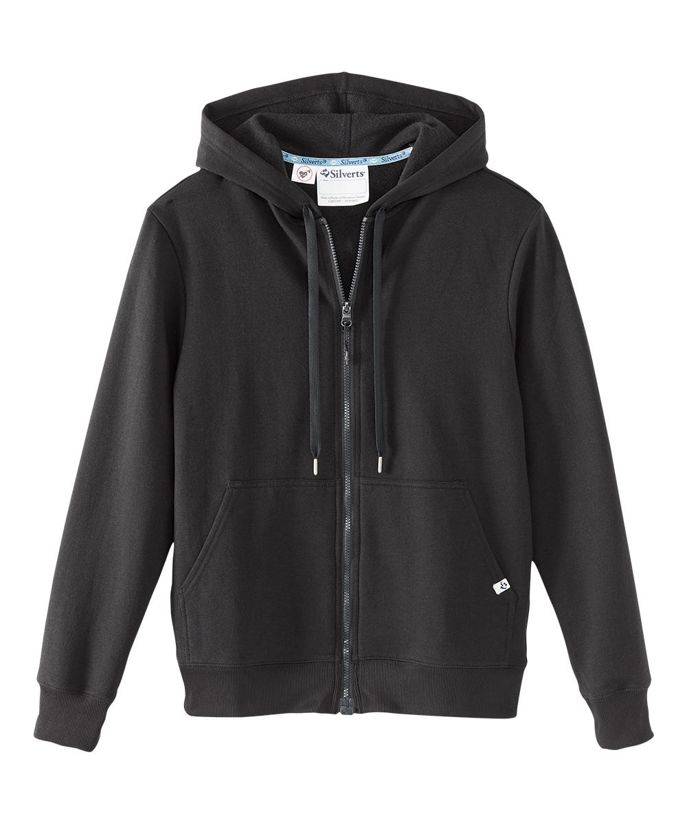 Mens Magnetic-Zipper Hoodie with Pockets