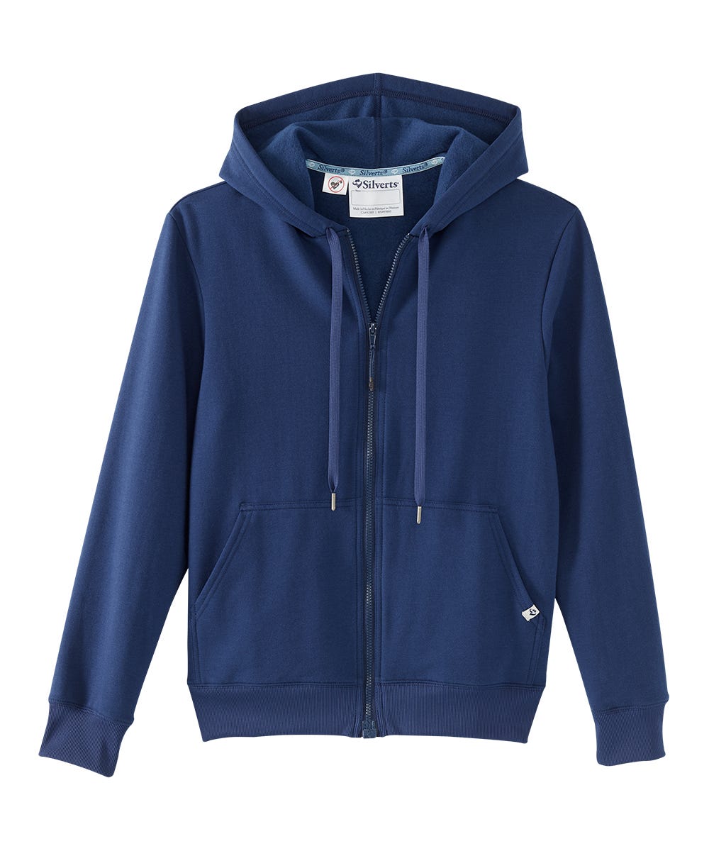 Mens Magnetic-Zipper Hoodie with Pockets