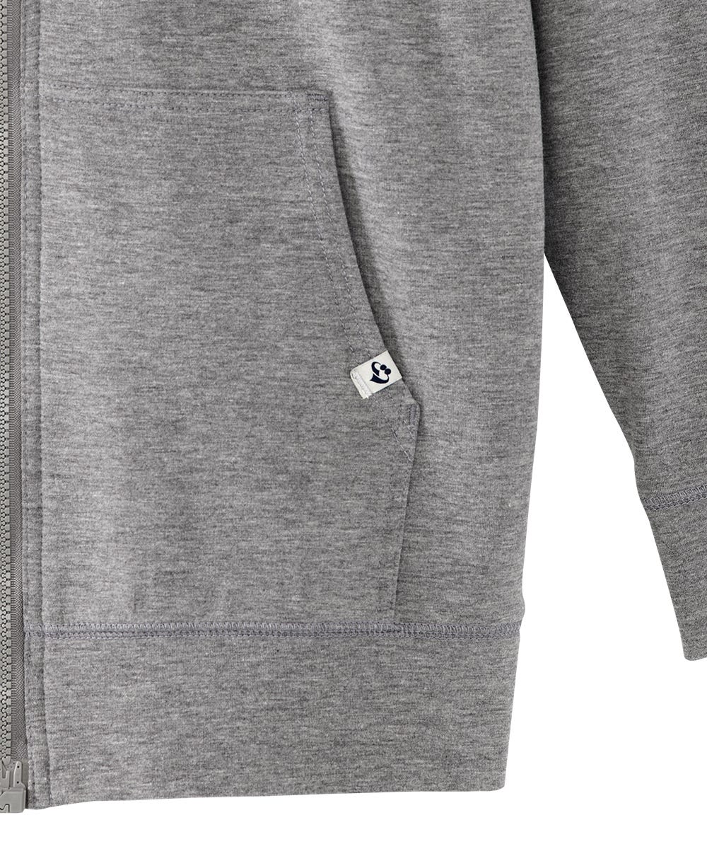 Womens Magnetic-Zipper Hoodie with Pockets