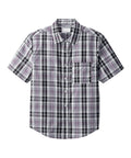 Magnetic Buttons Men's Short Sleeve Shirt