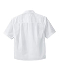 Magnetic Buttons Men's Short Sleeve Shirt