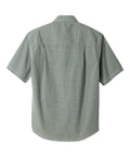 Magnetic Buttons Men's Short Sleeve Shirt - Silverts 6