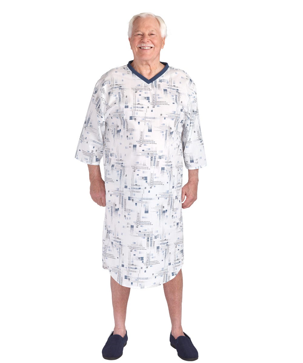 Poly-Cotton Hospital Gowns for Men - Clearance