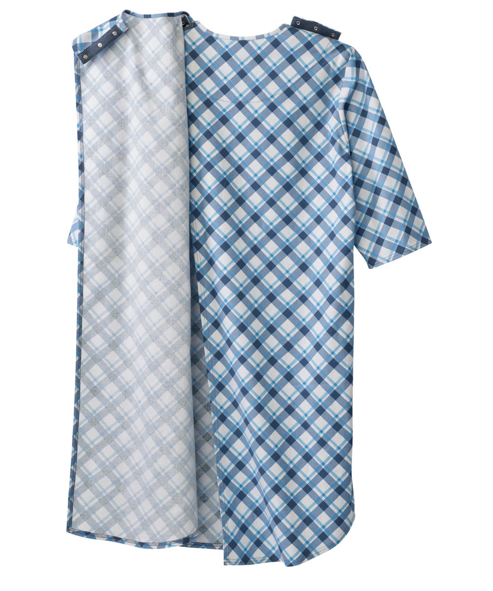 Men's Flannel Hospital & Home Care Gown