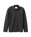 Men's Adaptive Open Back Polo Shirt with Long Sleeves - Clearance