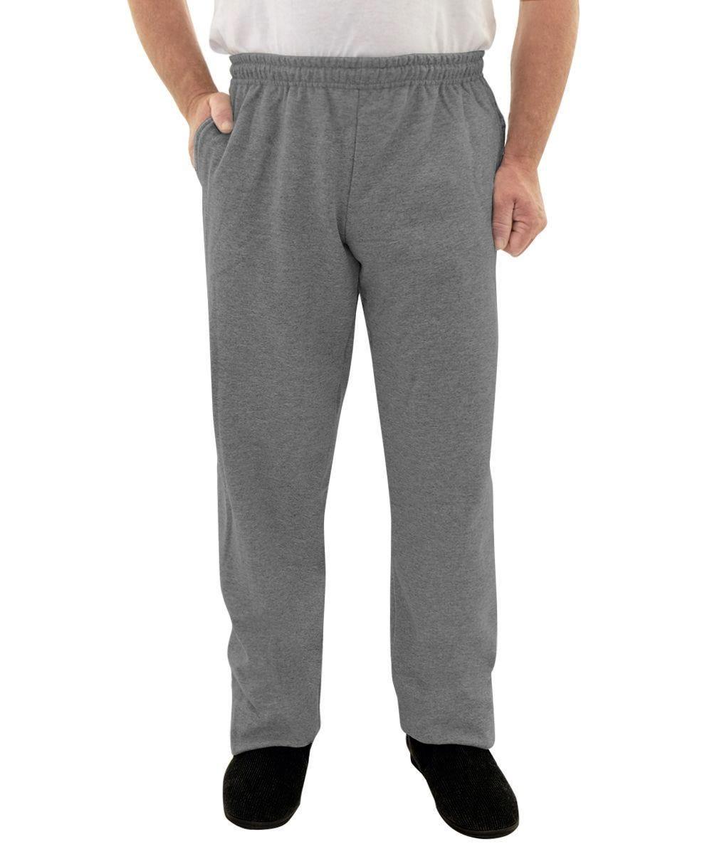 Men's Self Dressing Pull On Fleece Pant