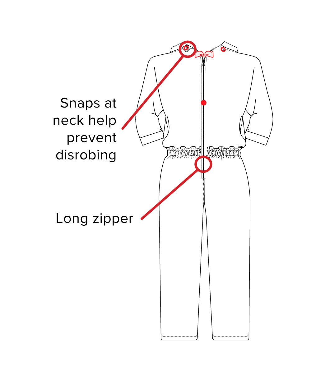 Men's Stay Dressed Jumpsuit with Full Back Zip