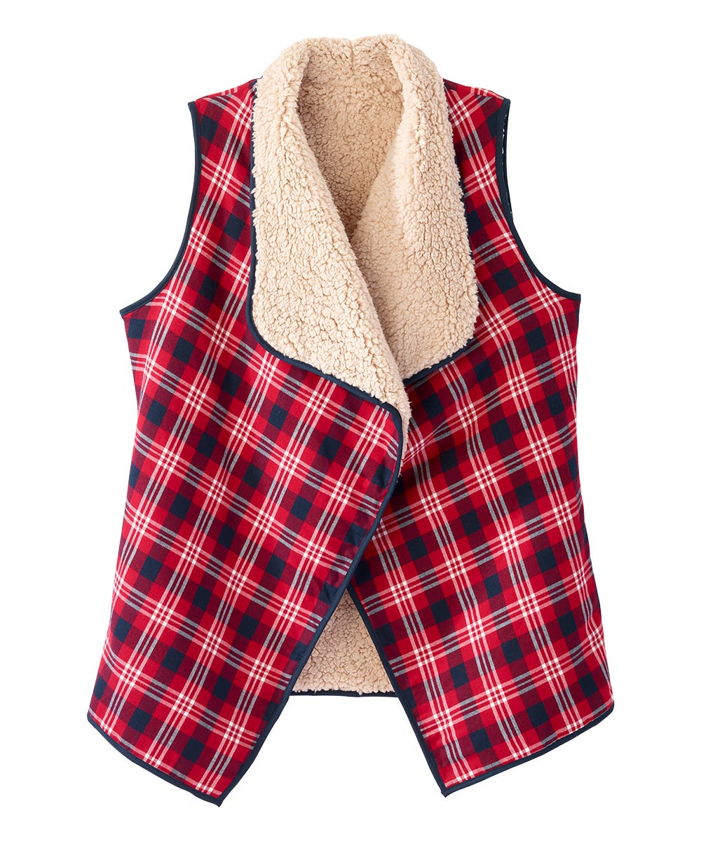 Women's Reversible Sleeveless Shrug