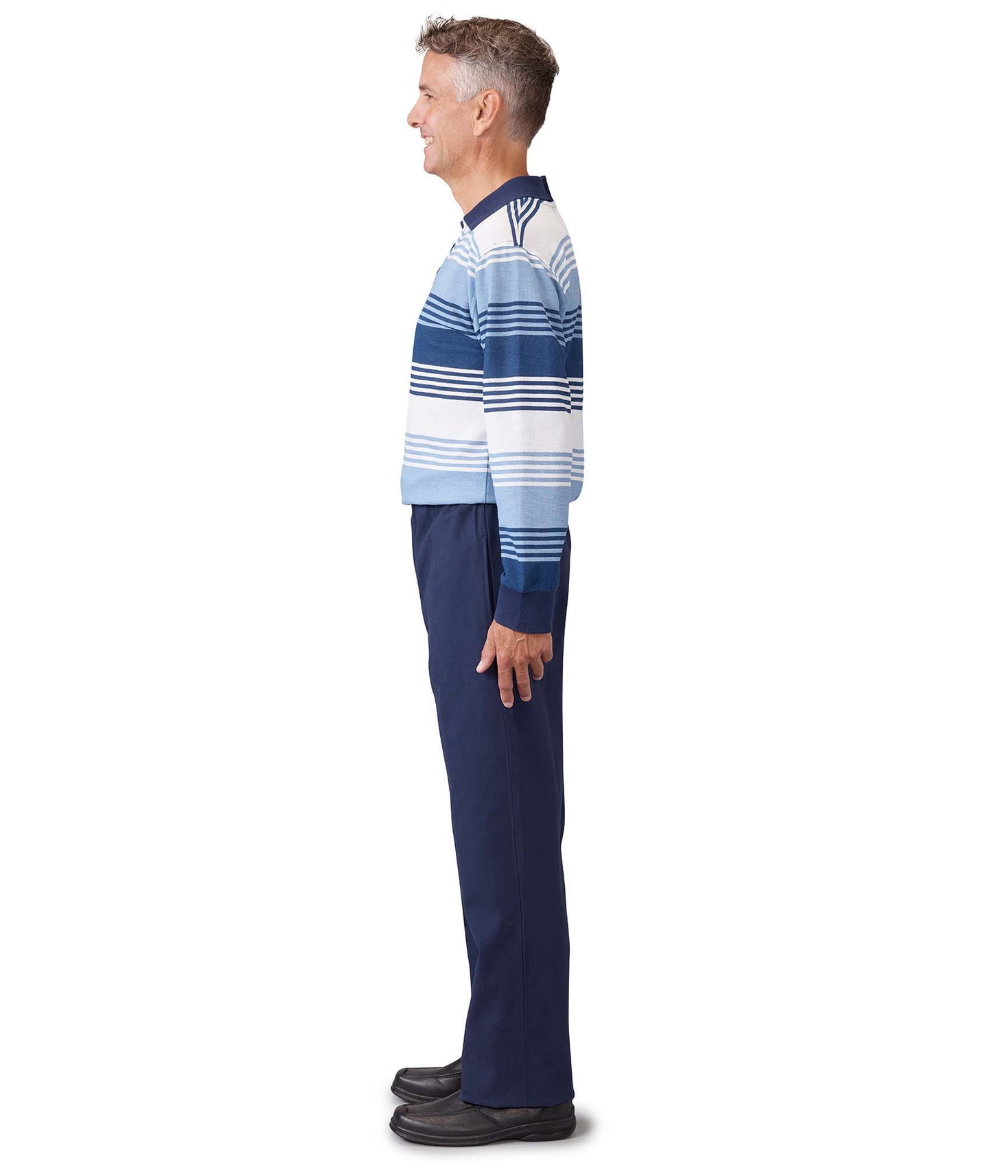 Men's Stay Dressed Jumpsuit with Long Sleeve Polo Shirt