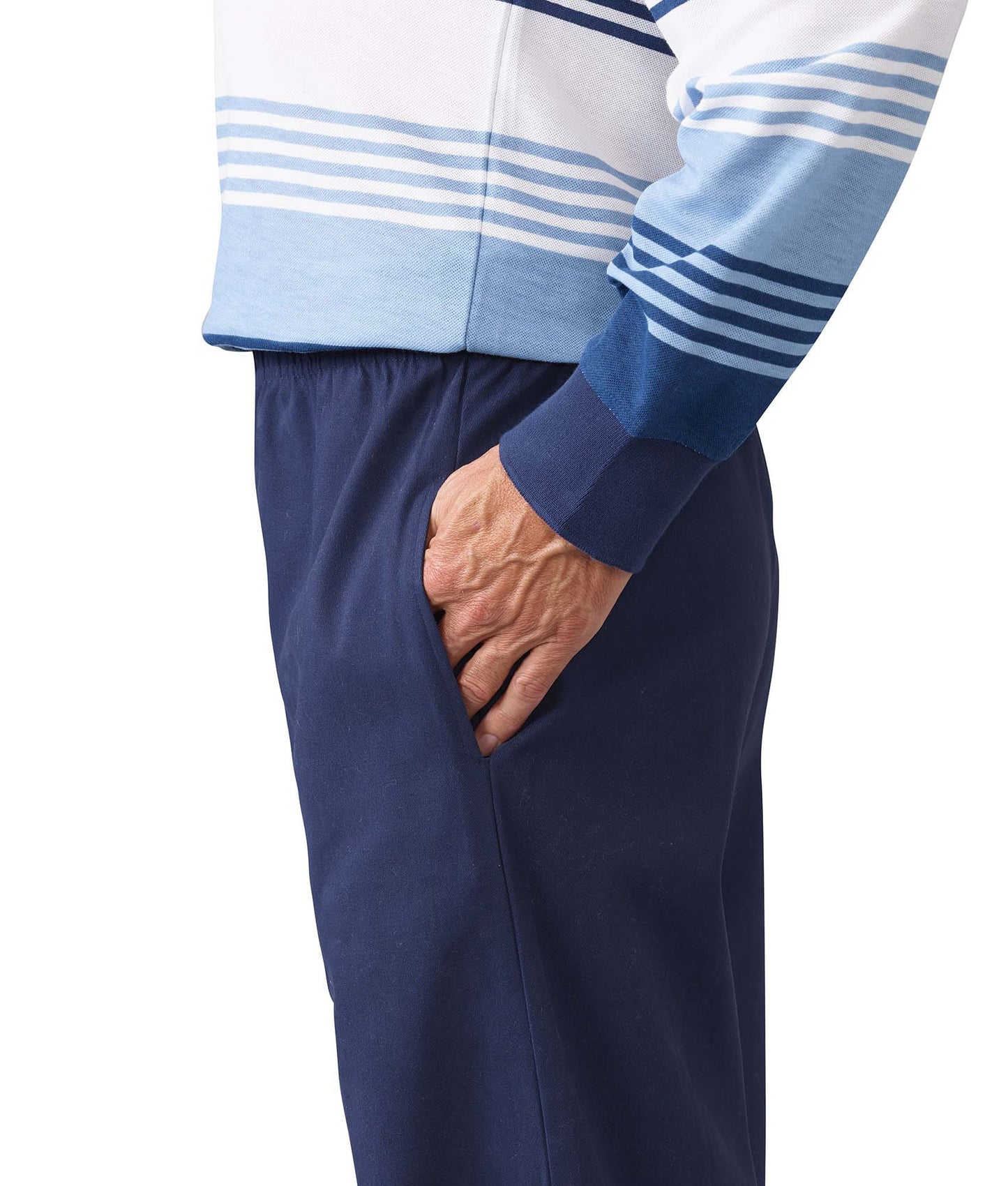 Men's Stay Dressed Jumpsuit with Long Sleeve Polo Shirt
