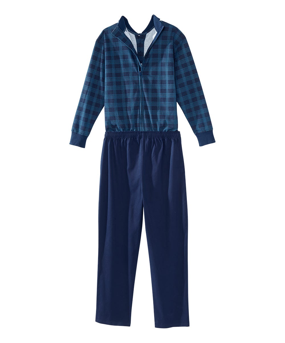 Men's Stay Dressed Jumpsuit with Long Sleeve Polo Shirt