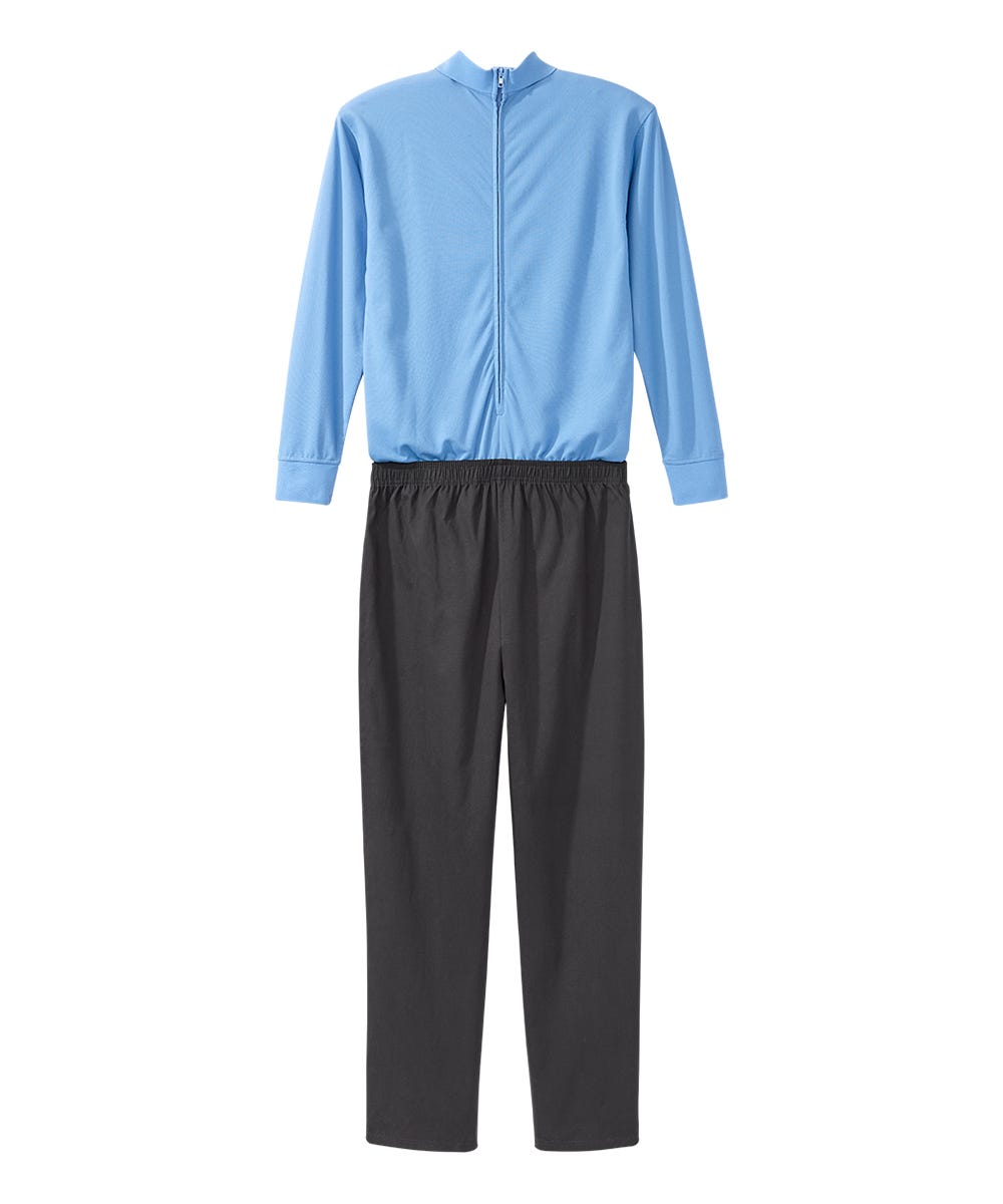 Men's Stay Dressed Jumpsuit with Long Sleeve Polo Shirt