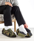 Men’s Slippers with Easy Closures – Adjustable Fit (Regular to Extra Wide)