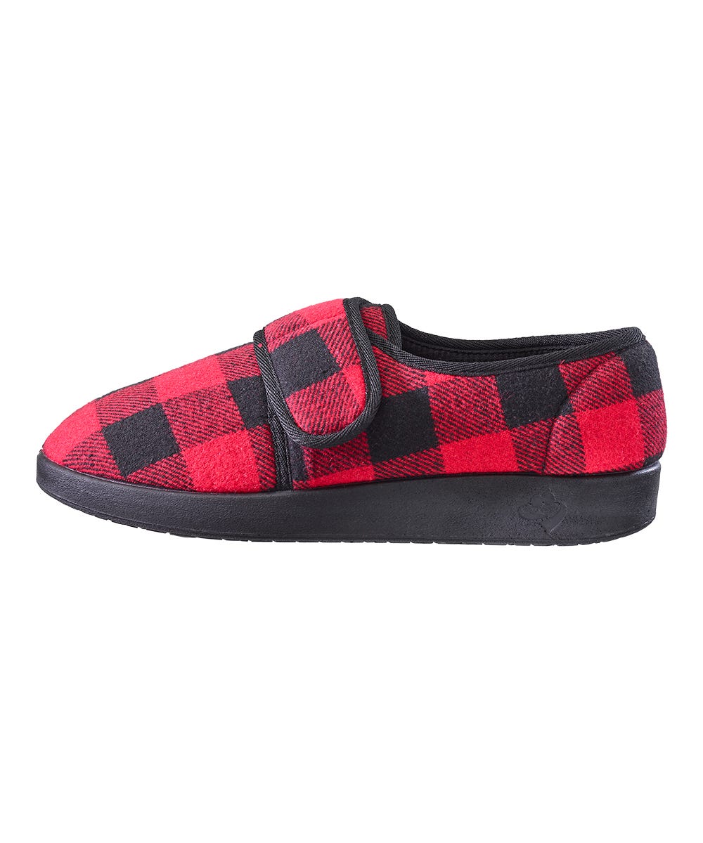 Men's Soft Wide Adjustable Slippers