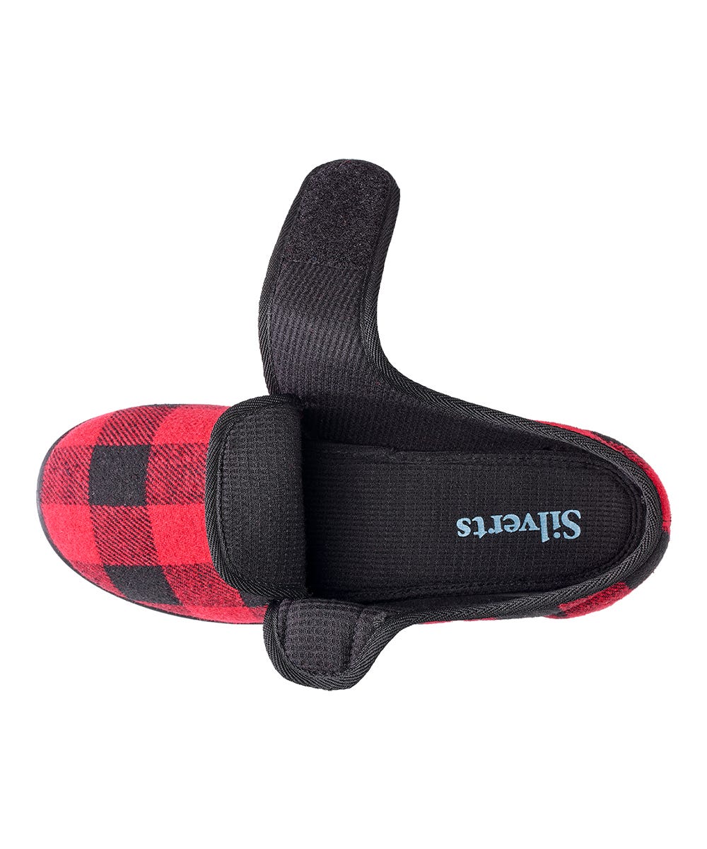 Men's Soft Wide Adjustable Slippers