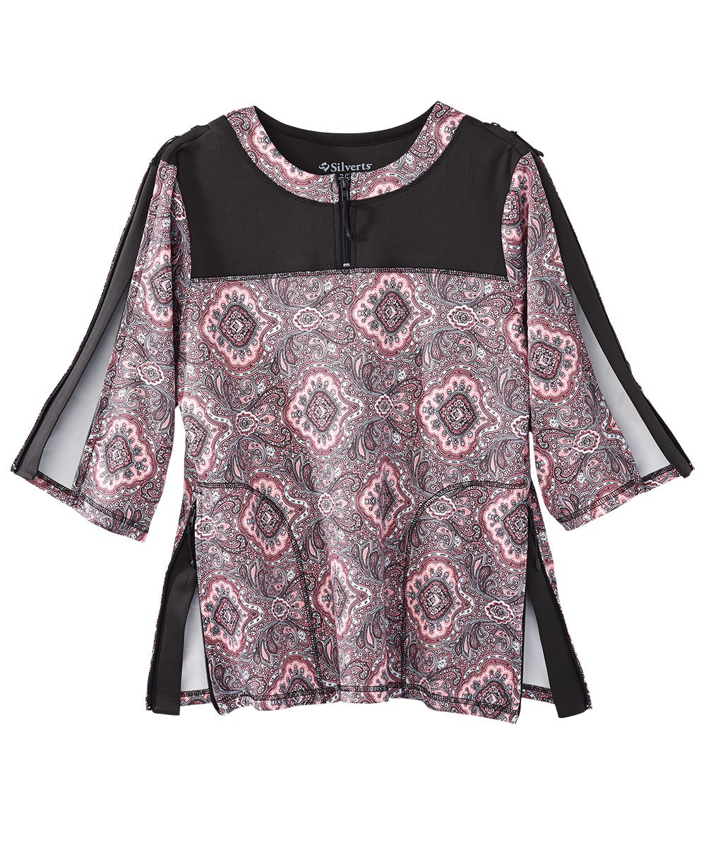 Women's Post Surgery 1/4 Zip Recovery Top