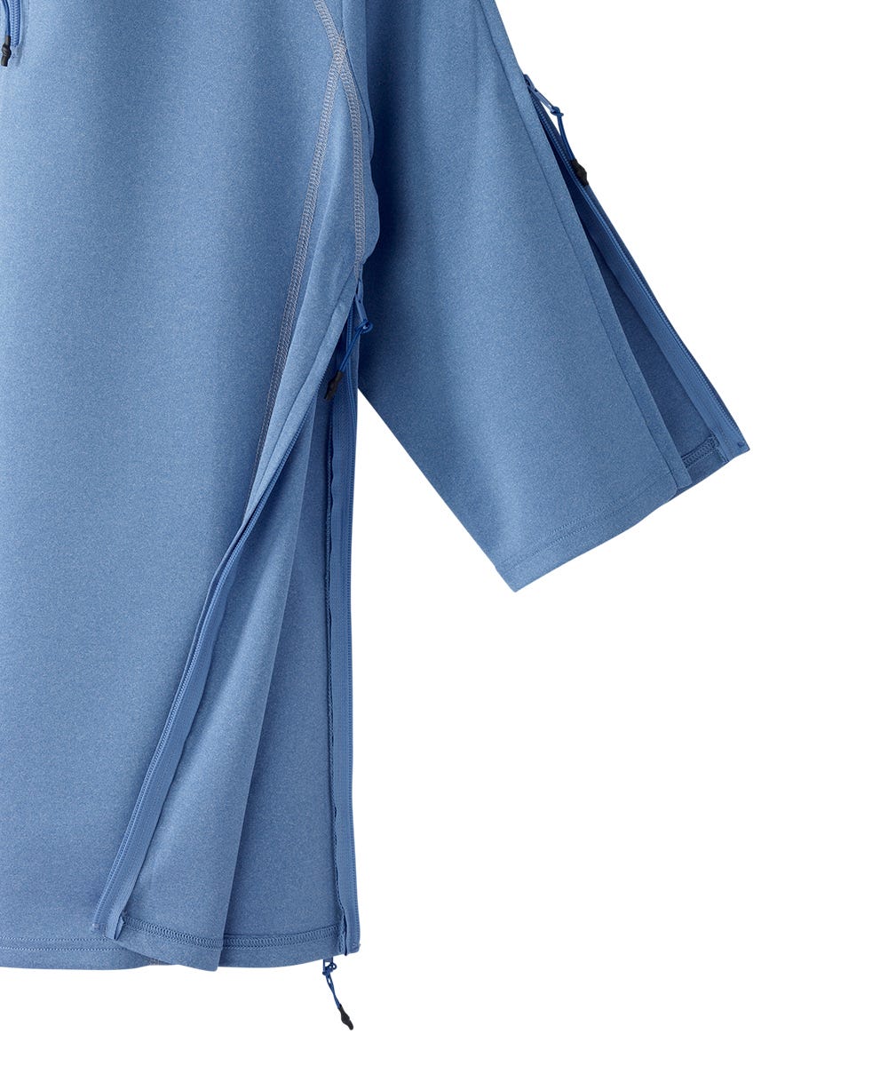 Men's Zippered Post Surgery Recovery Top