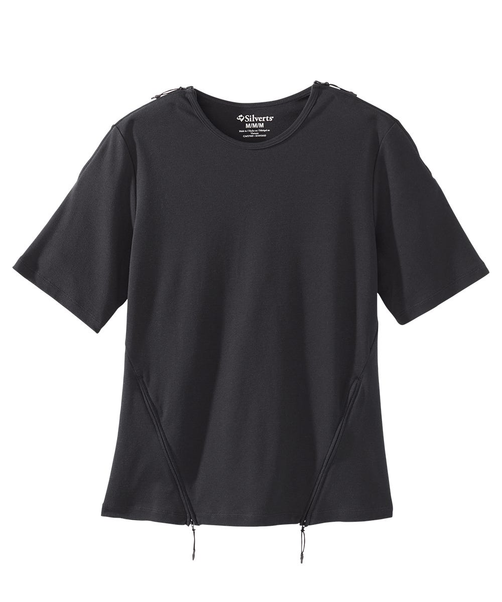 Women's Post Surgery Zipper Closure Recovery Top