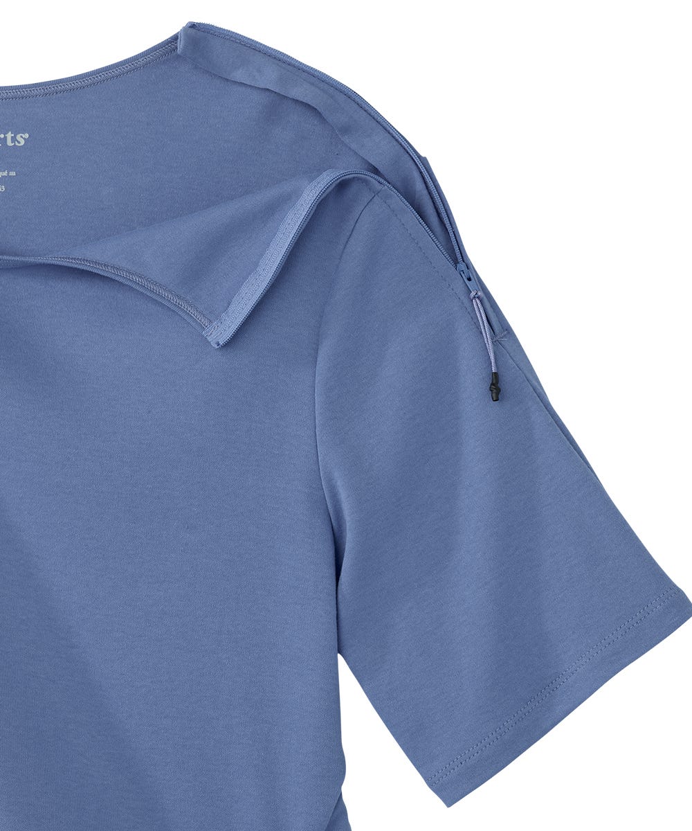 Women's Post Surgery Zipper Closure Recovery Top
