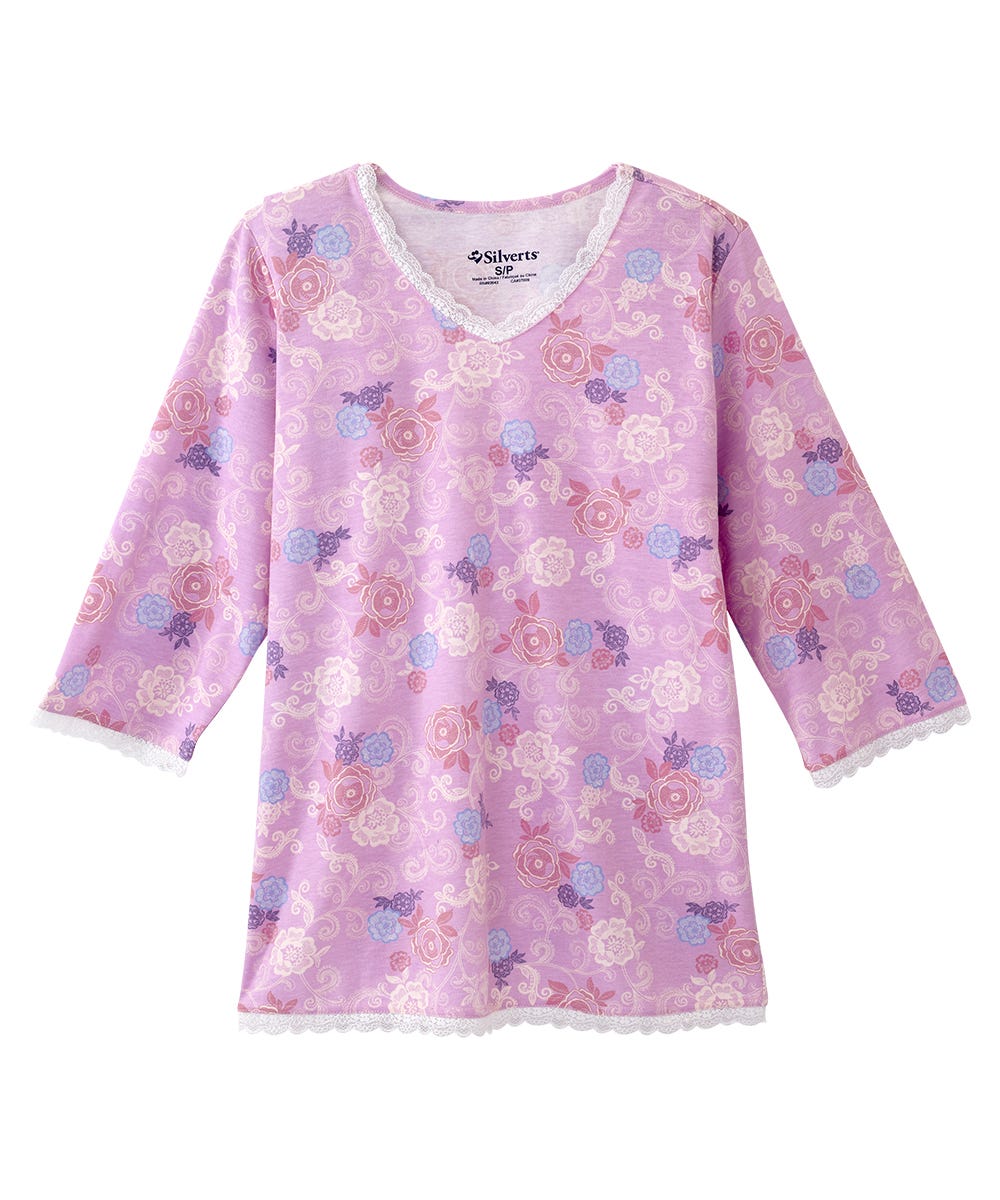 Women's Open Back Top & Pull-On Pant Pajama Set