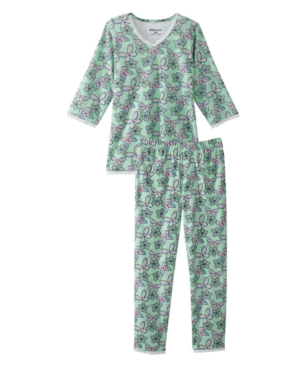 Women's Open Back Top & Pull-On Pant Pajama Set