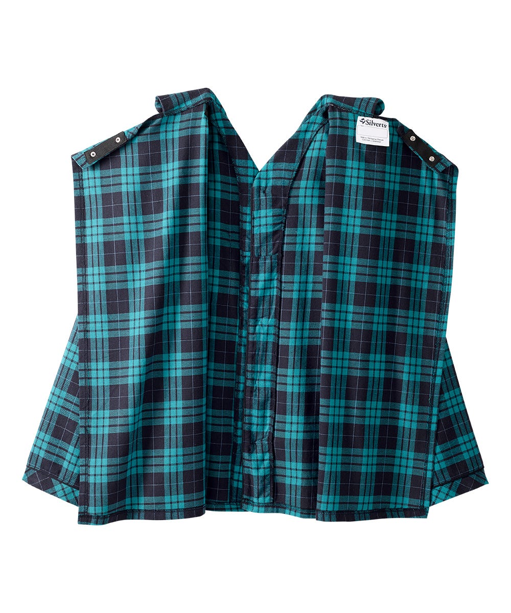 Men's Open Back Top & Pull-On Pant Flannel Pajama Set