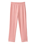 Women's Open Back Top & Pull-On Pant Waffle Knit Pajama Set