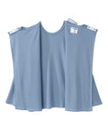 Men's Open Back Top & Pull-on Pant Waffle Knit Pajama Set