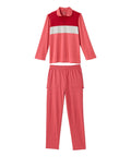 Women's Open Back Long Sleeve Polo & Open Back Pant Set
