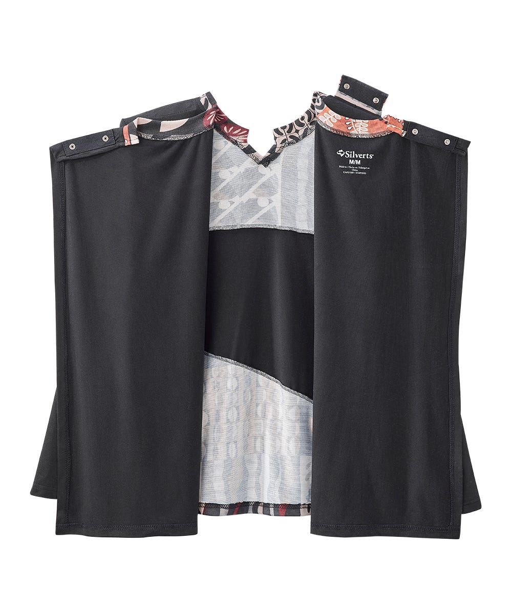 Women's Open Back Patchwork Top