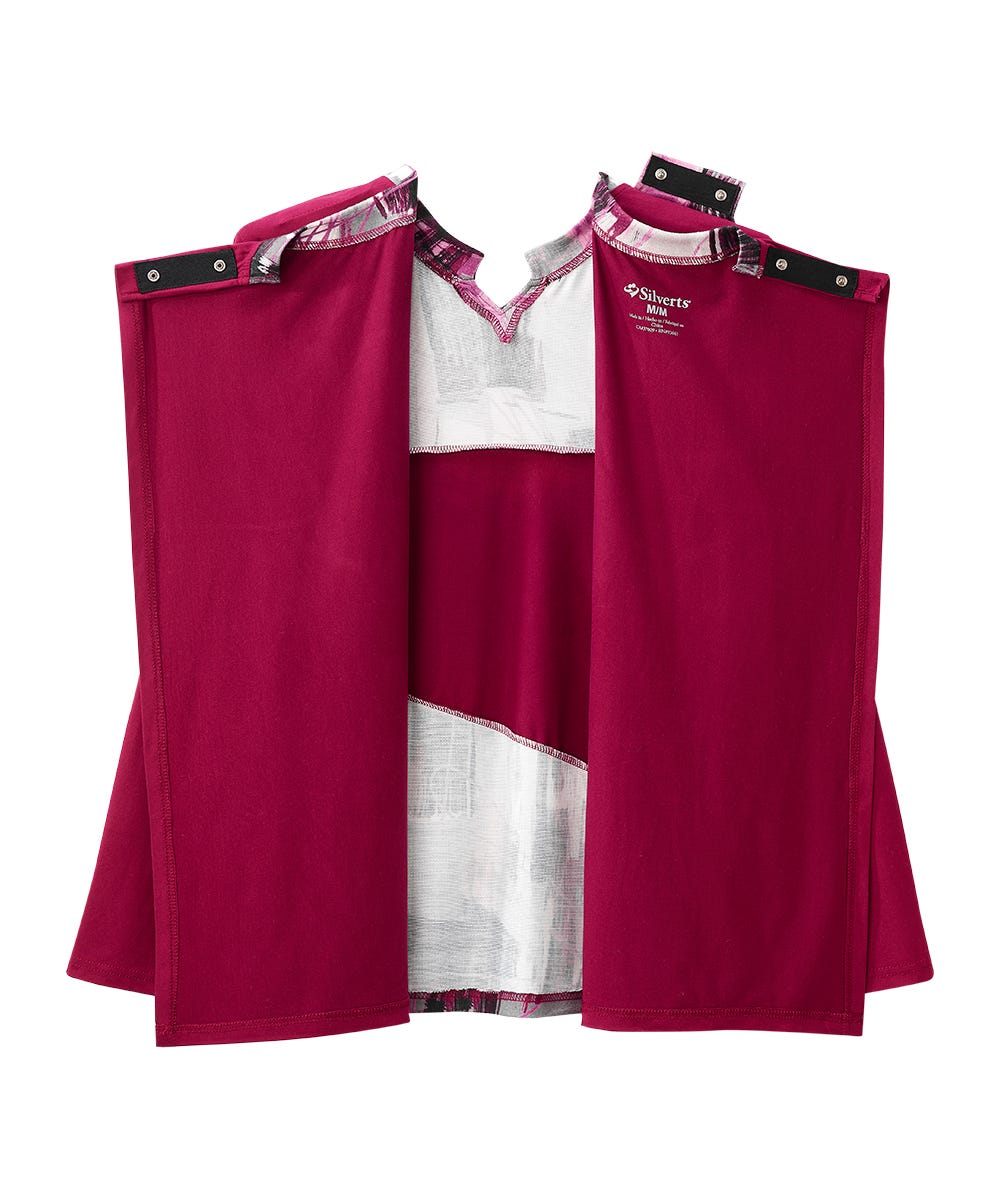 Women's Open Back Patchwork Top