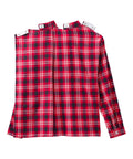 Men's Open Back Flannel Shirt