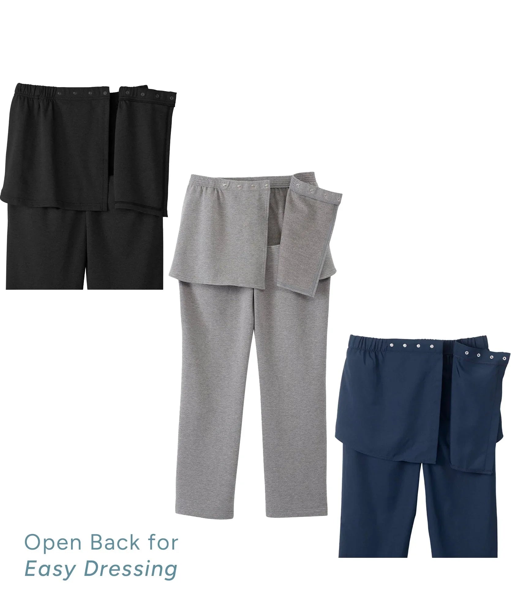 Women's Open Back Pant Essentials Bundle - 3 Styles