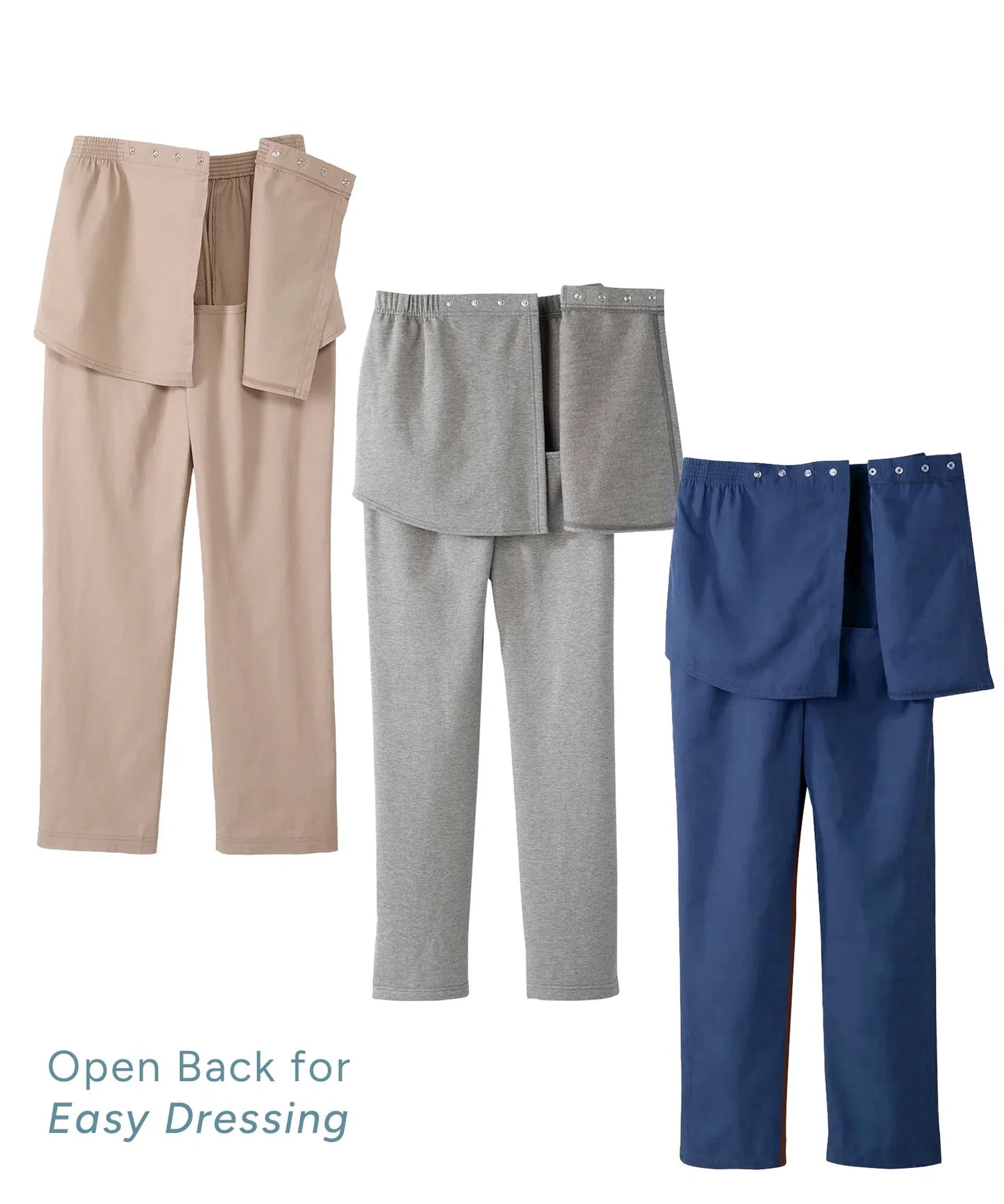Men's Open Back Pant Essentials - 3 Styles