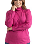 Women's Relaxed fit Long Sleeved Turtleneck Top