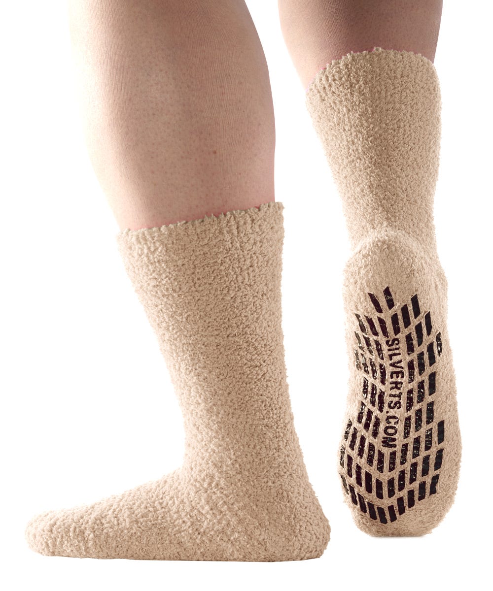 Unisex Hospital Slipper-Grip Socks - Clearance