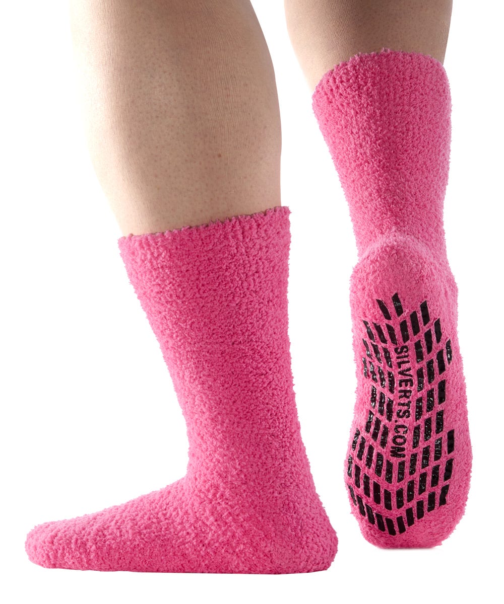 Unisex Hospital Slipper-Grip Socks - Clearance
