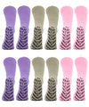 Unisex Hospital Slipper-Grip Socks - 6 Pack - Clearance