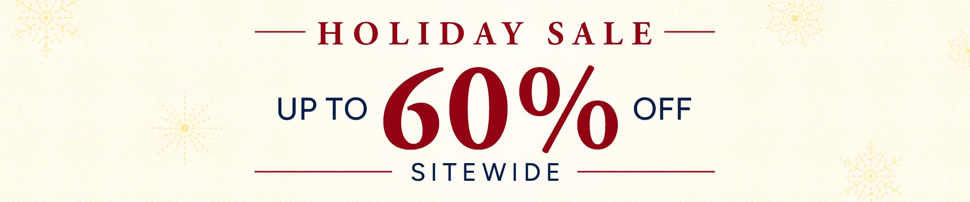 Holiday Sale