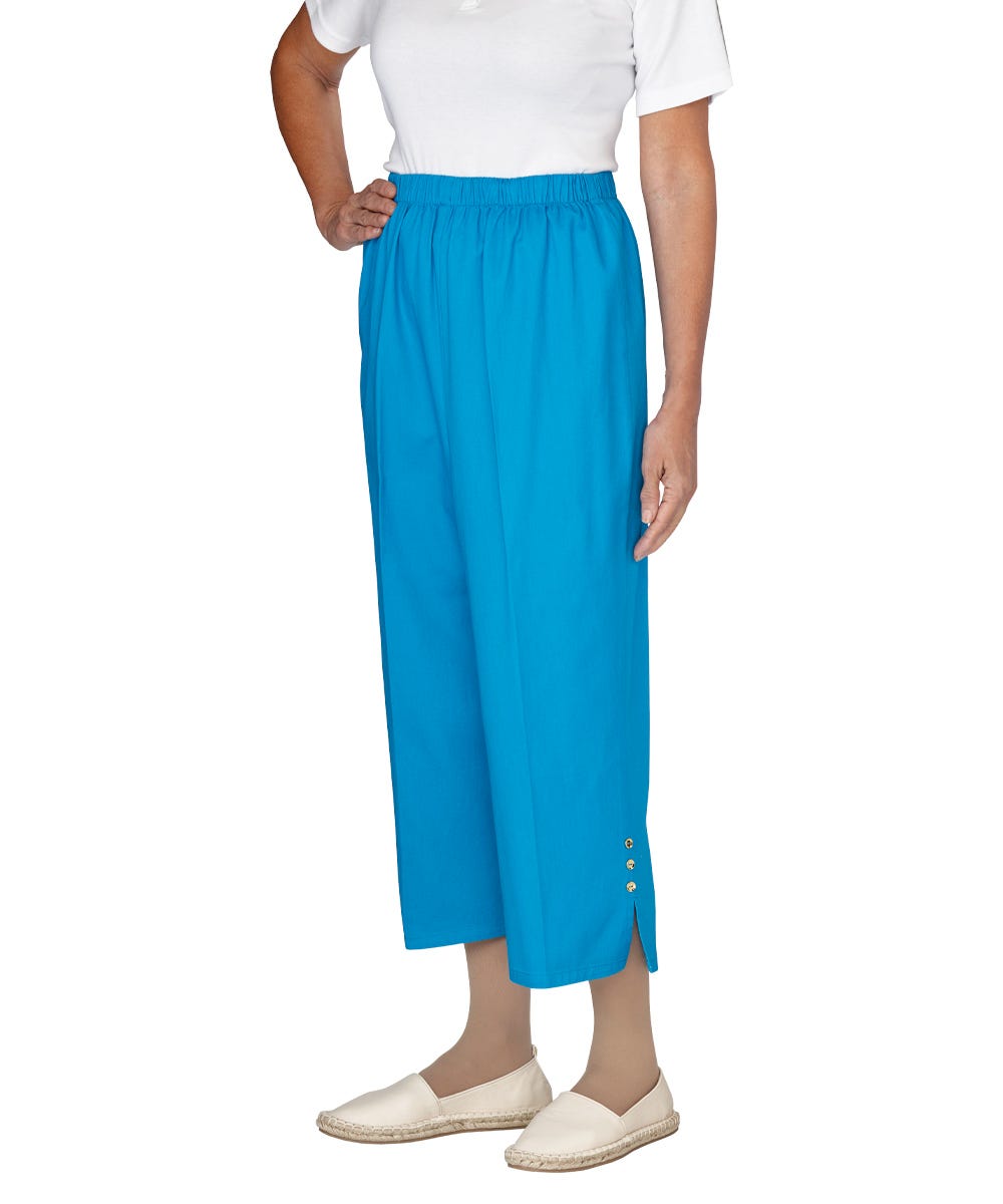 Women's Open Back Cotton Capris